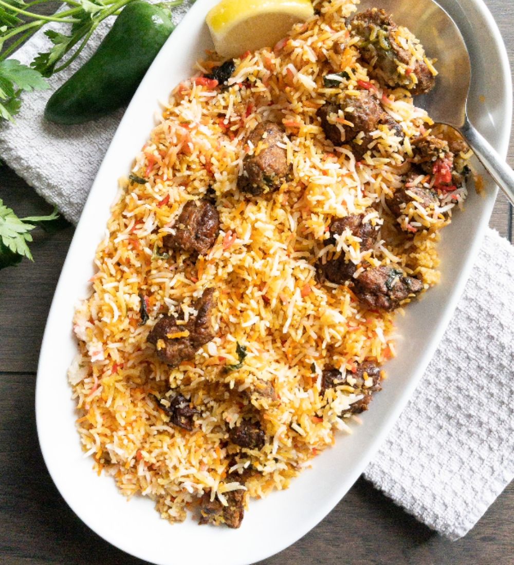 Chicken Kebab Biryani
